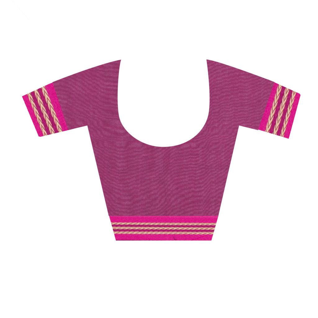 Black Pure Cotton Begompuri_Hand Hand Loom Saree (671)